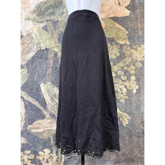 Anthropologie Black Pencil Skirt - Picture 7 of 9